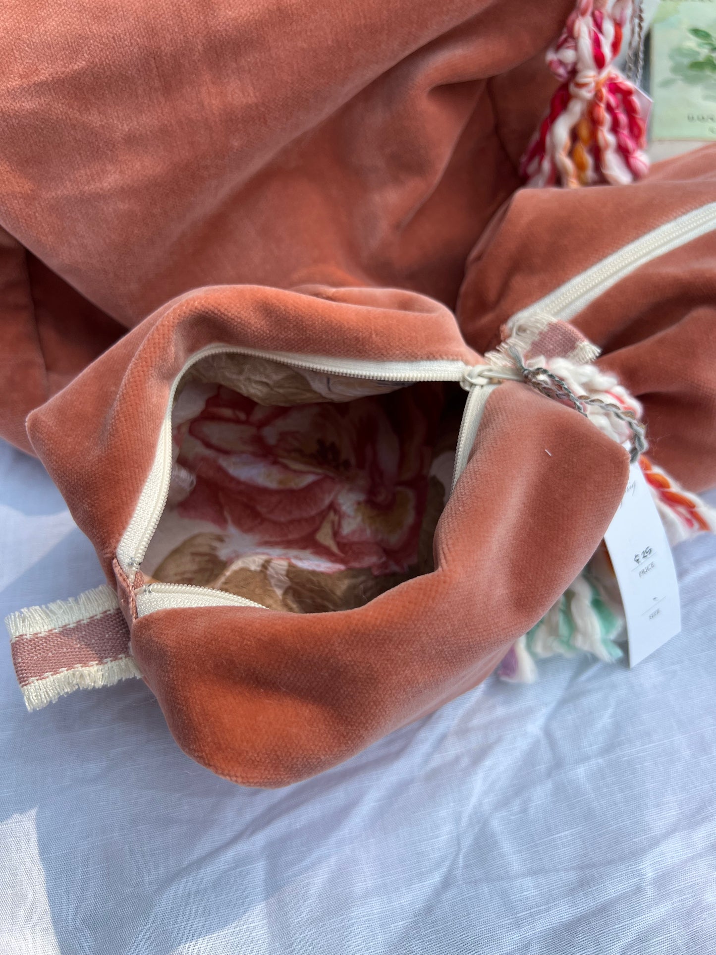 Velvet Makeup Bag